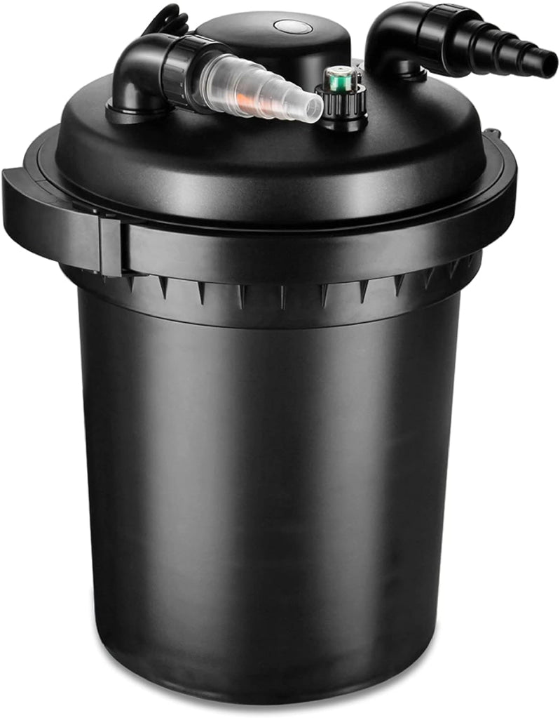 Pond Filter 2700-8000 Gallons 30000L - Bio Pond Filters for Outdoor Ponds with UV Light - Submersible Filtration System for Koi Fish, Aquarium Tank, Garden Water