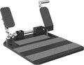 Portable left foot accelerator gas pedal LFGP secures driving aid