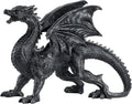Large size gothic roaring pterosaur statue fantasy decoration