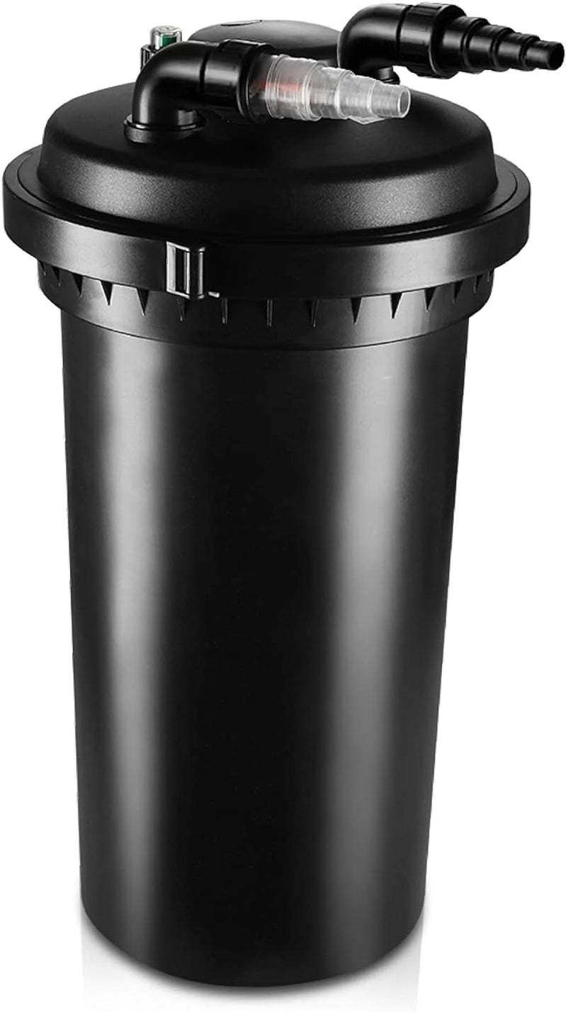 Pond Filter 2700-8000 Gallons 30000L - Bio Pond Filters for Outdoor Ponds with UV Light - Submersible Filtration System for Koi Fish, Aquarium Tank, Garden Water