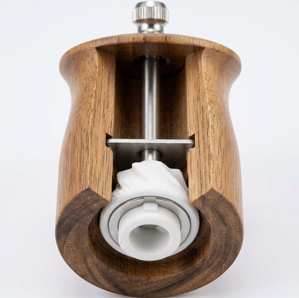 Ympxg Ashturn Manual Salt Pepper Grinder Set 7 in Acacia Pair - Detail view