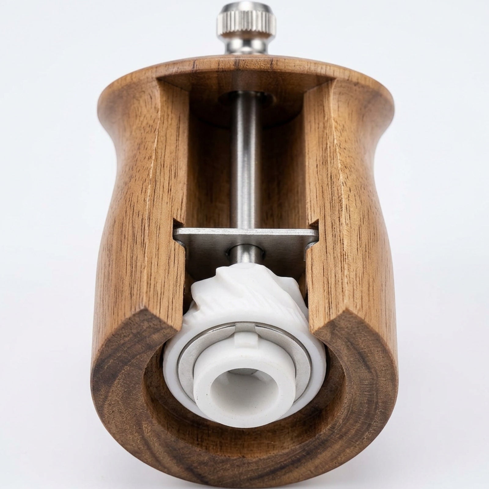 Ympxg Ashturn Manual Salt Pepper Grinder Set 7 in Acacia Pair - Detail view