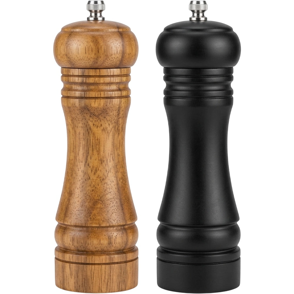 Ympxg Ashturn Manual Salt Pepper Grinder Set 7 in Acacia Pair - Product view