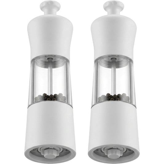 Ympxg Manual Ceramic Core Spice Grinder Set White 8 in