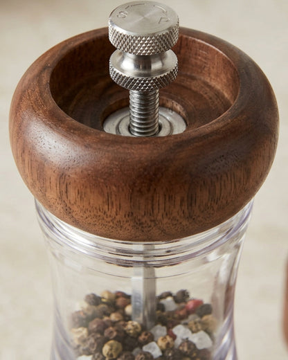 Ympxg Manual Pepper Salt Grinder Set Walnut 7.5 in Pair
