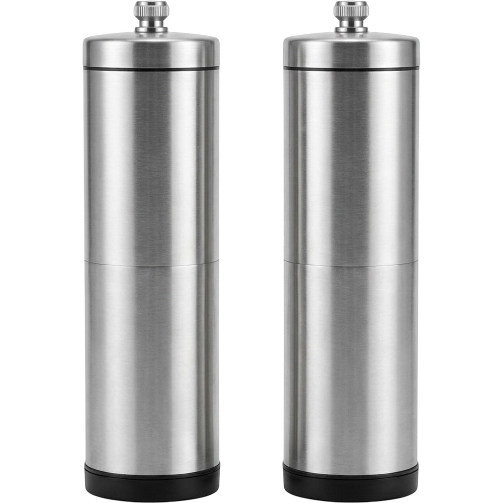 Ympxg Steelcrest Manual Salt Pepper Grinder Set 8.2 in Brushed Pair - Product view